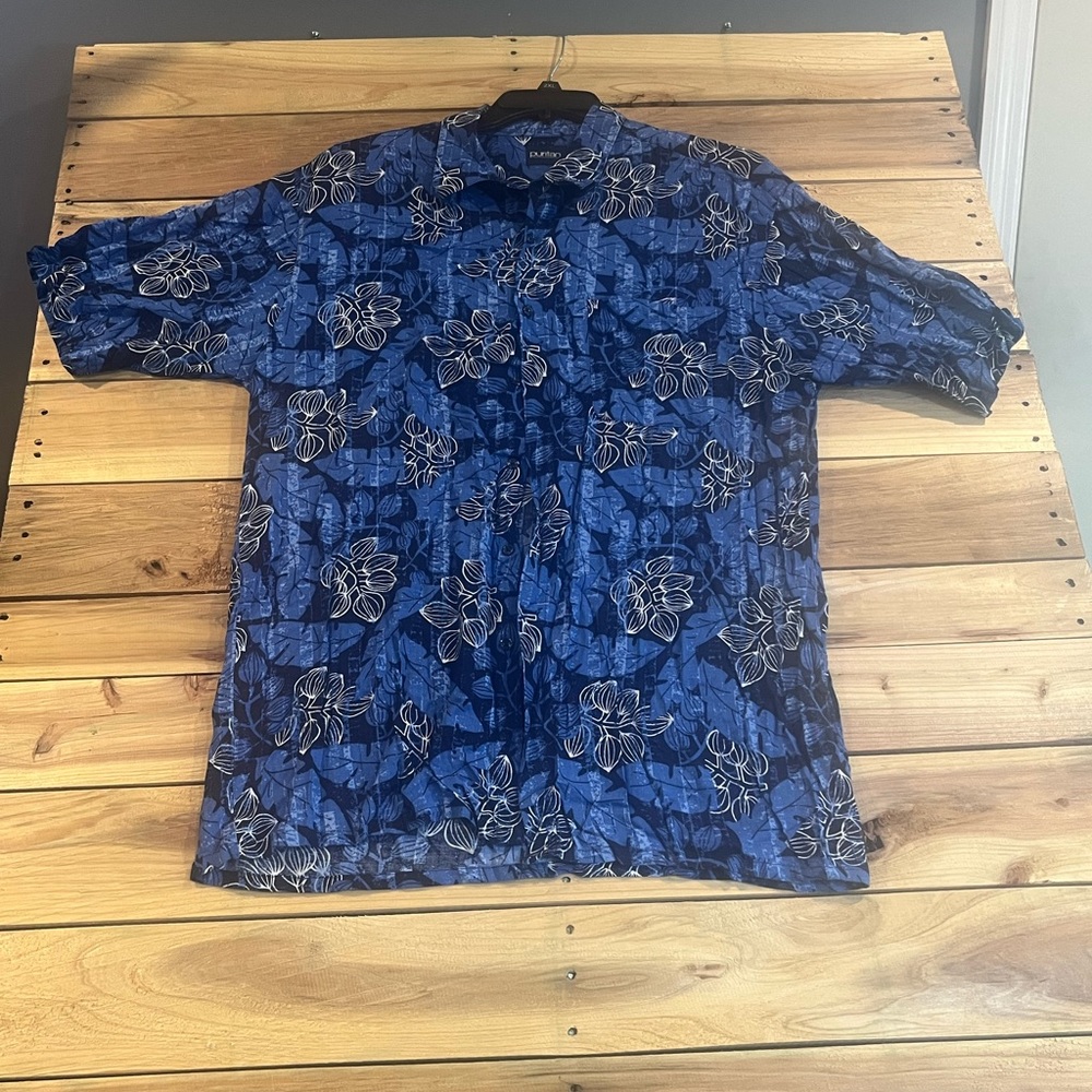 Men's Puritan Short Sleeve Button Down Beach shirt